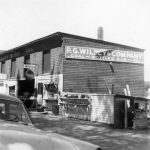 Lumber Storage Building with Stores below 